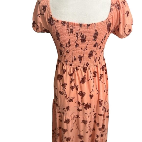 Daily Practice by Anthropologie Tiered Maxi floral cotton Extra Small Floral - Picture 7 of 12